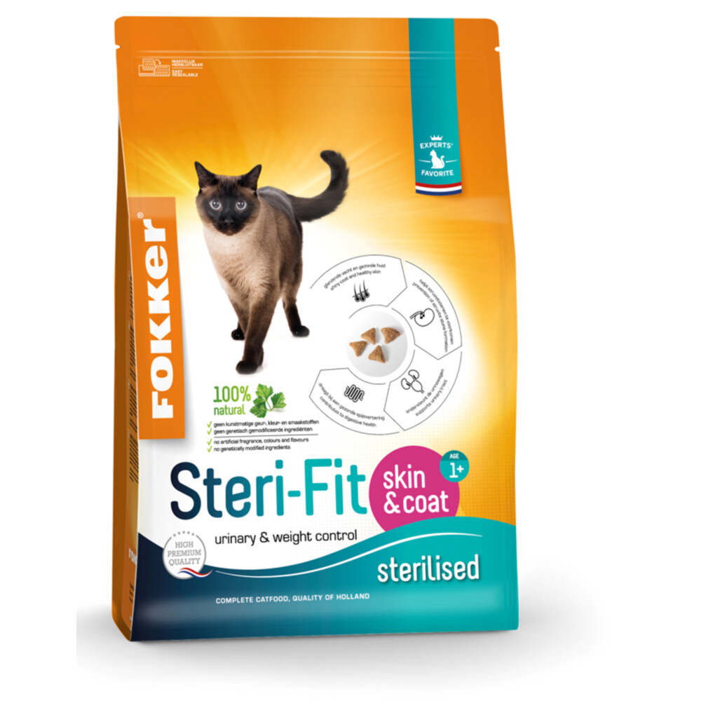 3x Fokker Cat Steri-Fit Skin&Coat 2