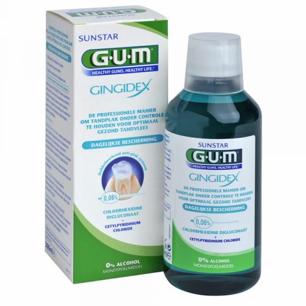 1+1 gratis: GUM Mondspoelmiddel Gingidex 300 ml