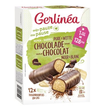 Gerlinea Repen Pure&Witte Chocolade 12 x 31 gr