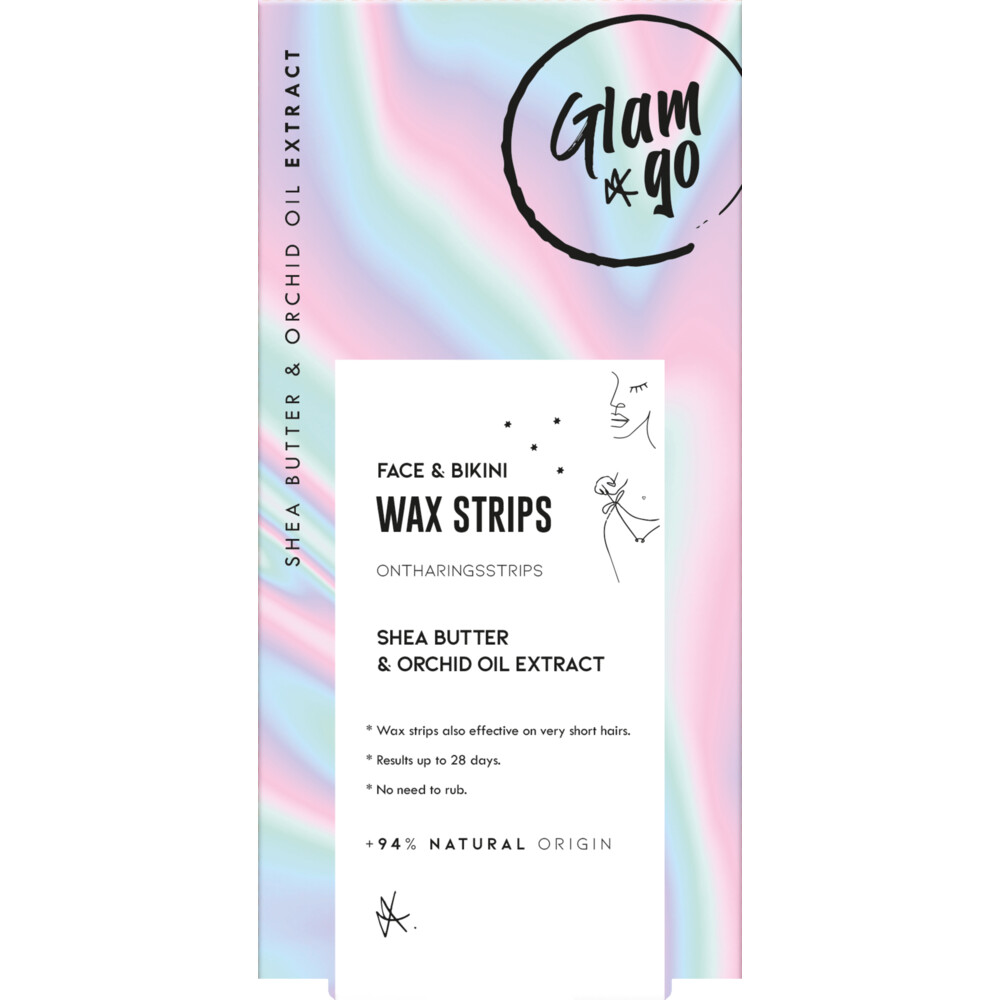 Glam&Go Wax Strips Bikini&Face 20 stuks