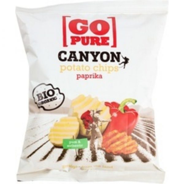 Go Pure Biologische Canyon Chips Paprika 125 gr