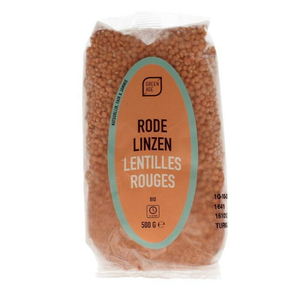 GreenAge Linzen Rood Bio 500 gr