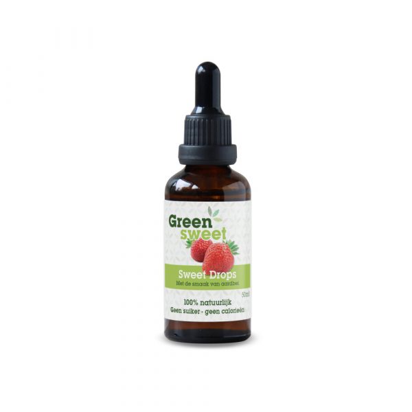 6x Greensweet Stevia Vloeibaar Aardbei 50 ml