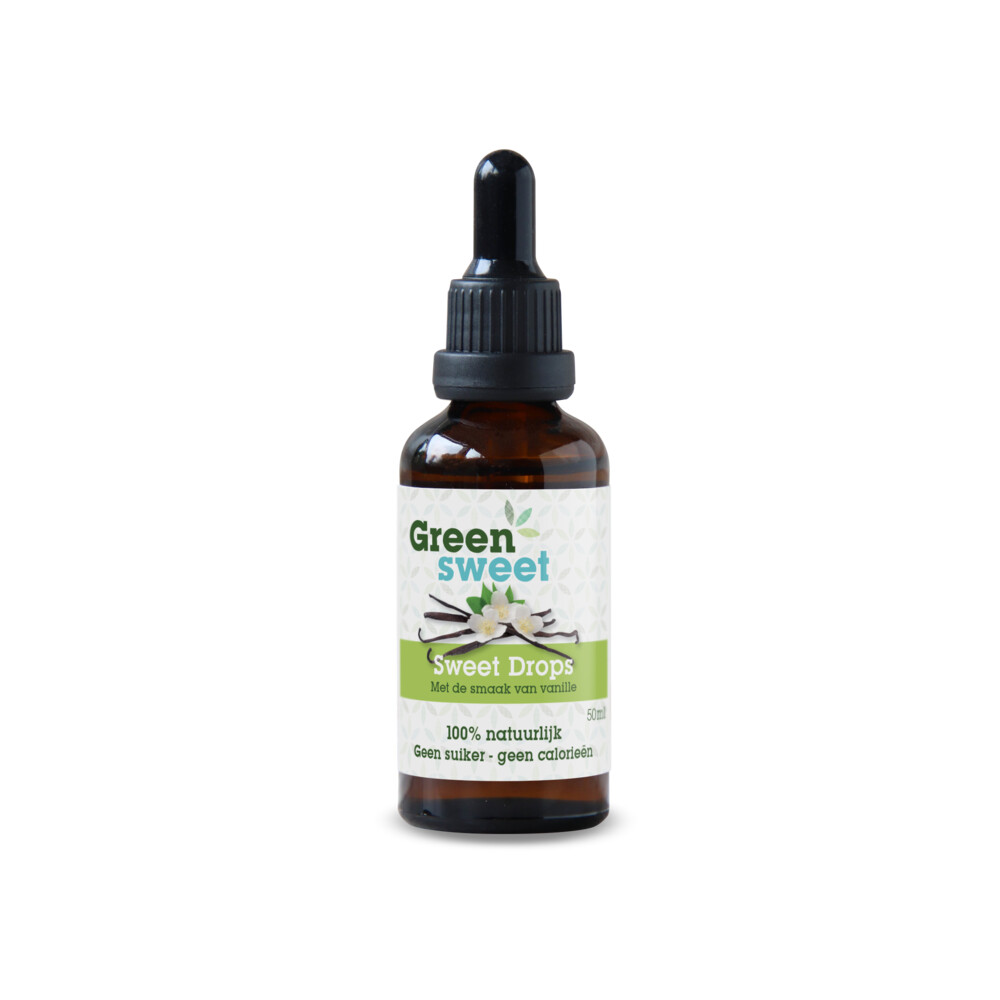 6x Greensweet Stevia Vloeibaar Vanille 50 ml