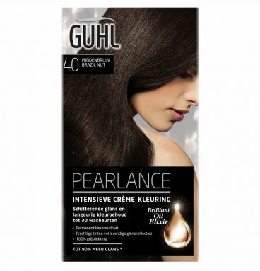 Guhl Pearlance Intensieve Crème-Haarkleuring 40 Middenbruin Brazil Nut