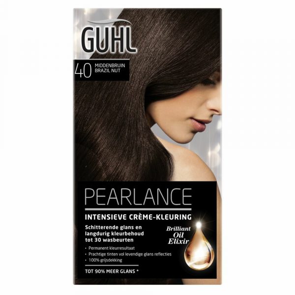 Guhl Pearlance Intensieve Crème-Haarkleuring 40 Middenbruin Brazil Nut