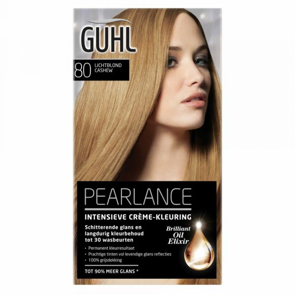 Guhl Pearlance Intensieve Crème-Haarkleuring 80 Lichtblond Cashew