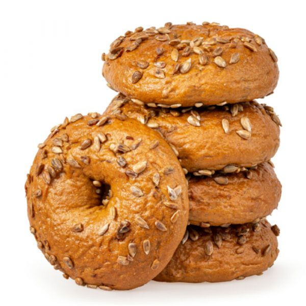 6x Happy Bakers Bagels Donker Meerzaden Glutenvrij 4 stuks