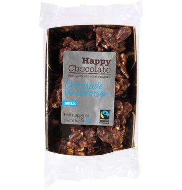 6x Happy Chocolate Pindarots Melk Bio 150 gr