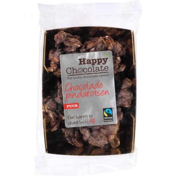 6x Happy Chocolate Pindarots Puur Bio 150 gr