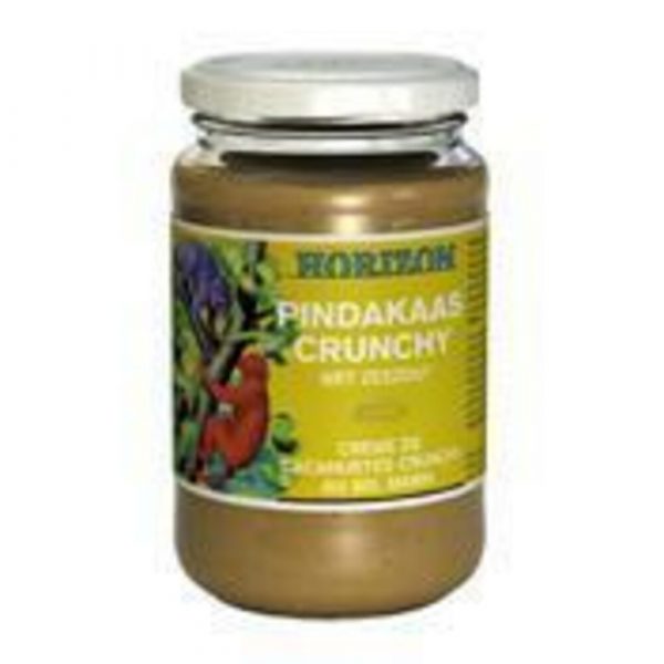 Horizon Pindakaas Crunchy met Zout Bio 350 gr