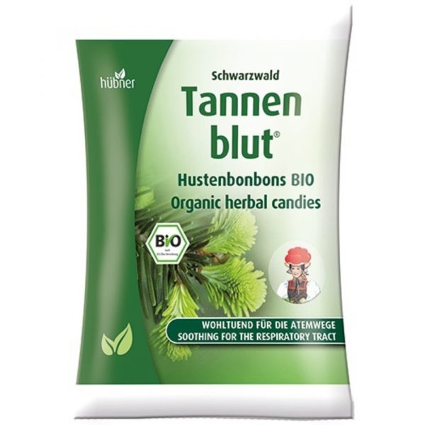 Hubner Tannenblut Hoestbonbons Biologisch 75 gr