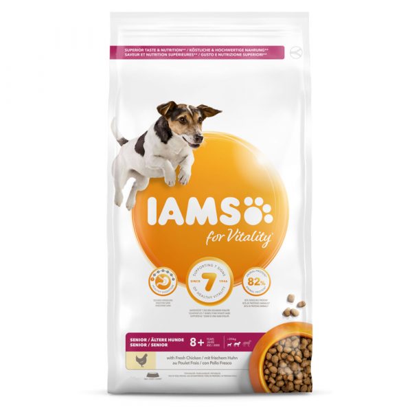 Iams Dog Senior Small - Medium Kip 3 kg