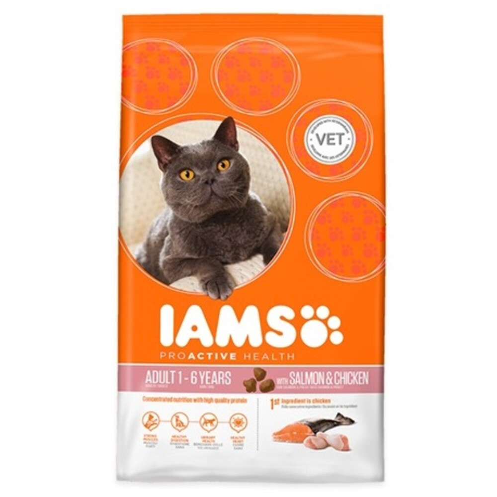 Iams Kat Adult Zalm 3 kg