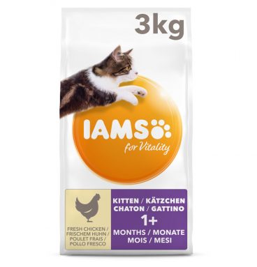 Iams Kat Kitten/Junior Kip 3 kg