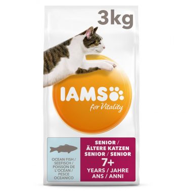 Iams Kat Senior Oceaanvis 3 kg