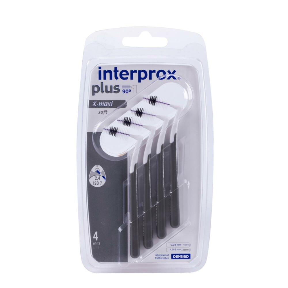 12x Interprox Plus X Maxi 4.5-9 mm Grijs blisterà 4 ragers