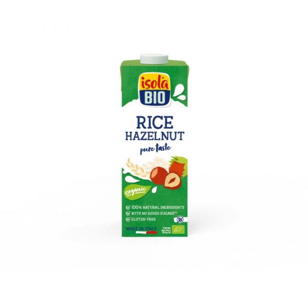 Isola bio Rijstdrank Hazelnoot Bio 1liter