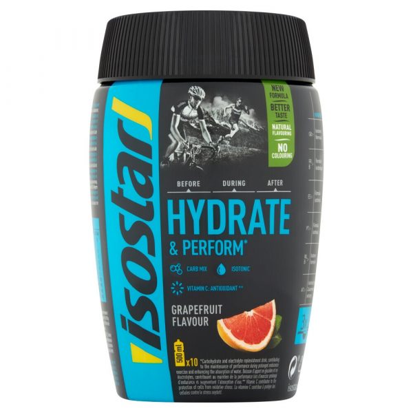 6x Isostar Hydrate&Perform Grapefruit 400 gr