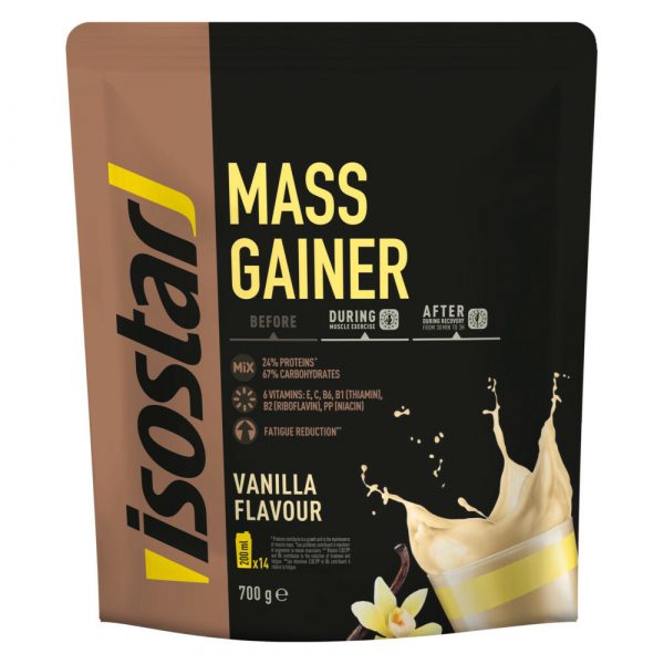 6x Isostar Mass Gainer Vanille 700 gr