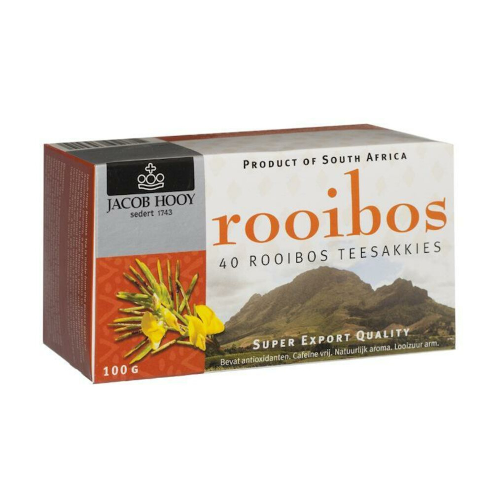 Jacob Hooy Rooibos Theezakjes 40 stuks