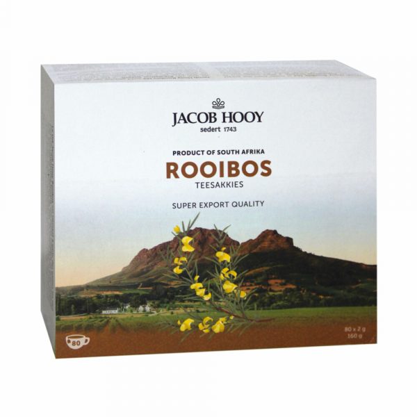 Jacob Hooy Rooibos Theezakjes 80 stuks