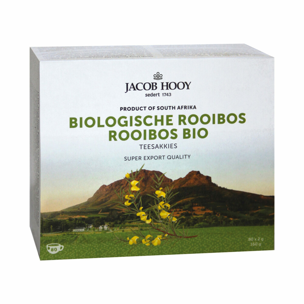 Jacob Hooy Rooibos Zakjes 80 stuks