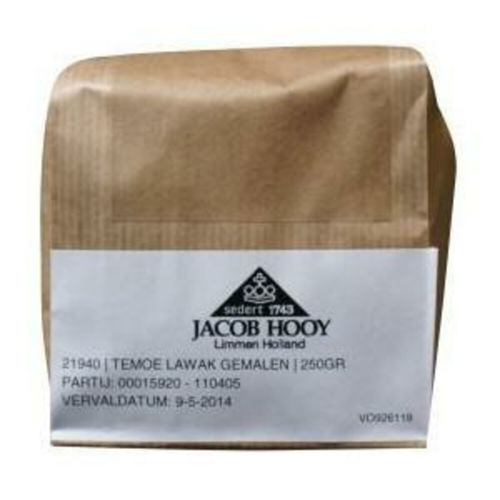 Jacob Hooy Temoe Lawak Gesneden Curc 250 gr