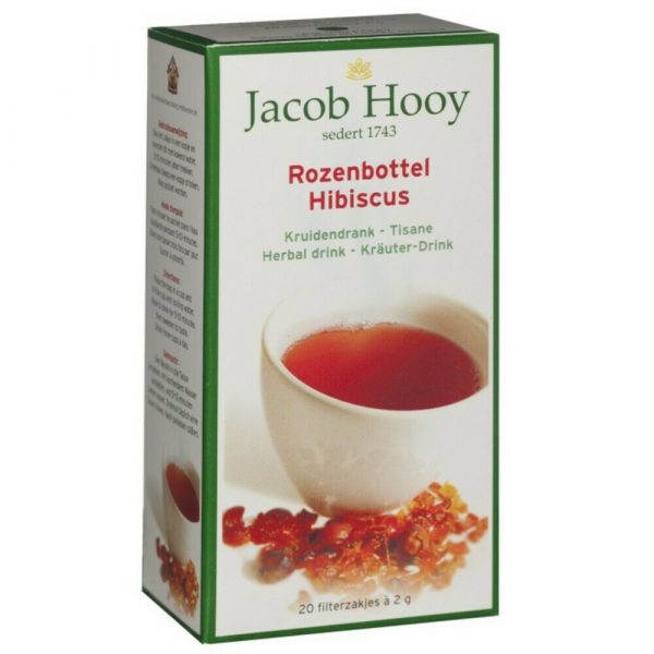 Jacob Hooy Thee Rozenbottel 20 stuks