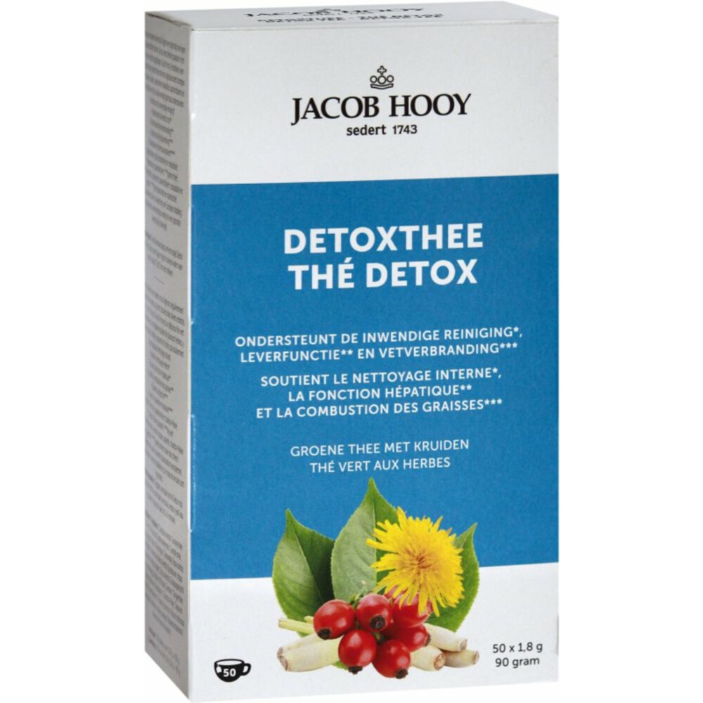 Jacob Hooy Theezakjes Detox 50 stuks