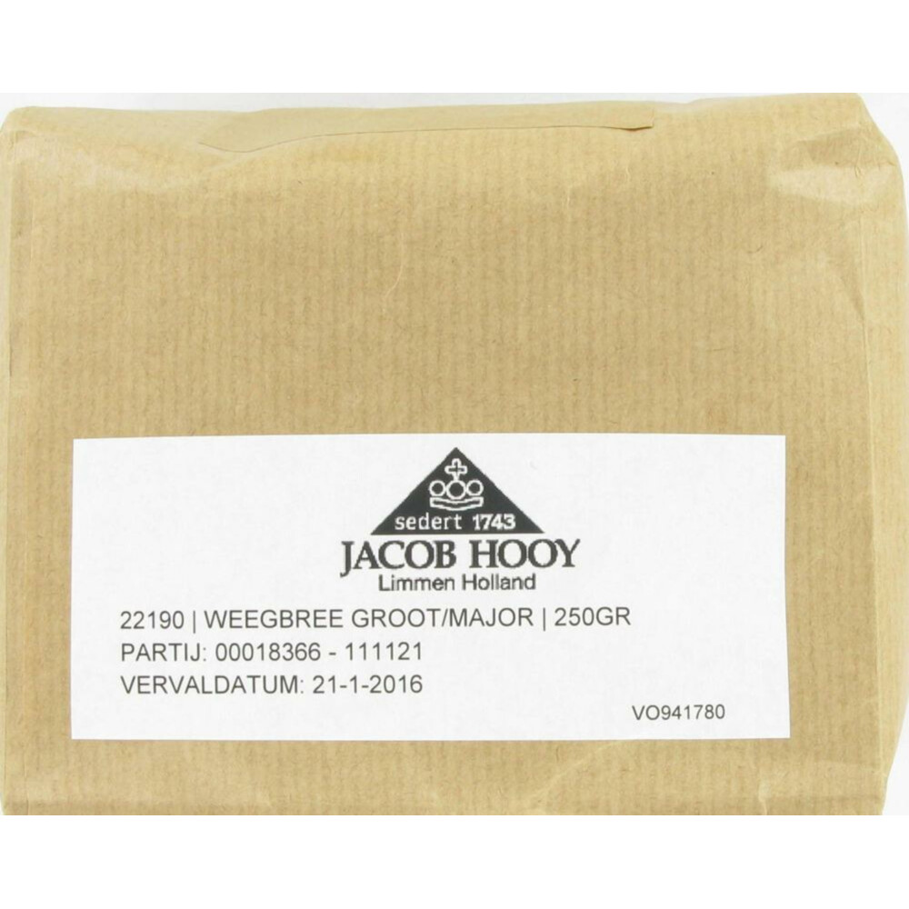 Jacob Hooy Weegbree Groot 250 gr