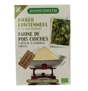 Joannusmolen Kikkererwtenmeel Glutenvrij Bio 275 gr