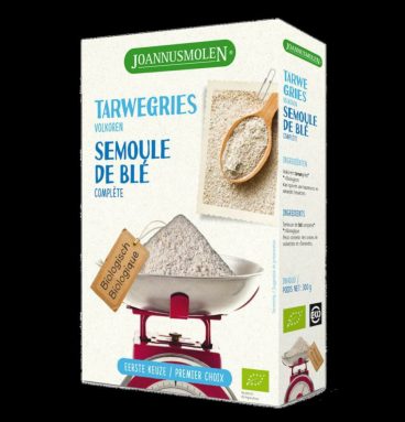 Joannusmolen Tarwegries Volkoren Bio 300 gr