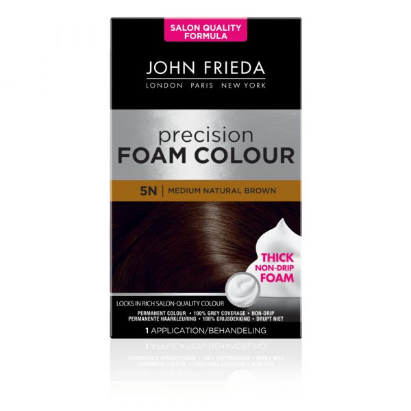 John Frieda Precision Foam Colour Haarkleuring 5N Medium Natural Brown