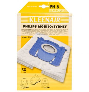 Kleenair Stofzuigerzakken Philips PH-6 5 stuks