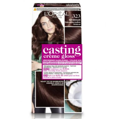 L'Oréal Casting Crème Gloss Haarkleuring 323 Hot Chocolate - Donker Parelmoer Goudbruin