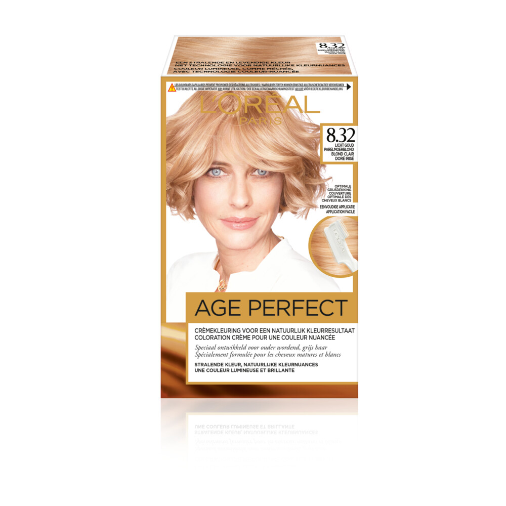 L'Oréal Excellence Age Perfect Haarverf 8.32 Licht Goud Parelmoerblond