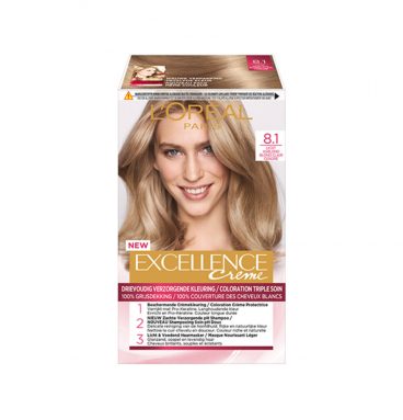 L'Oréal Excellence Creme 8.1 Licht Asblond