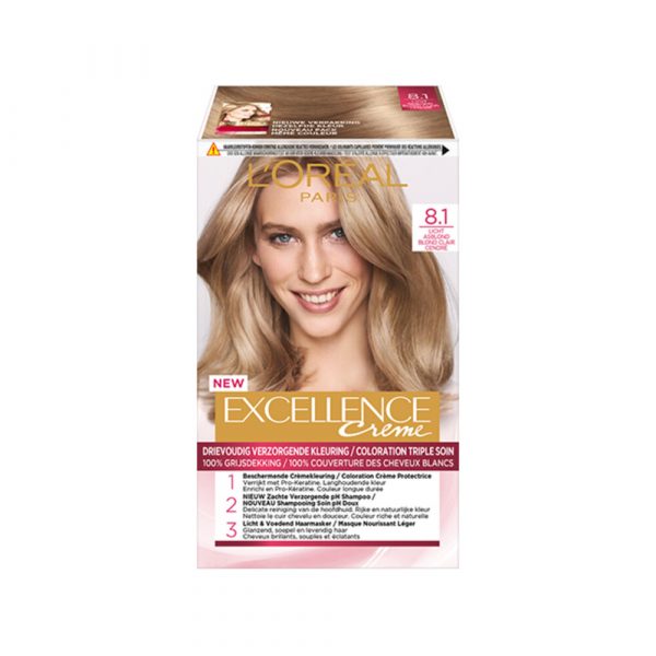 L'Oréal Excellence Creme 8.1 Licht Asblond