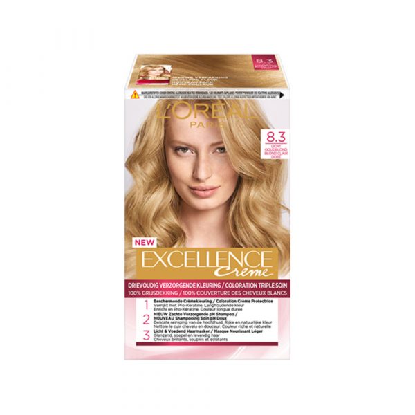 L'Oréal Excellence Creme Haarverf 8.3 Licht Goudblond