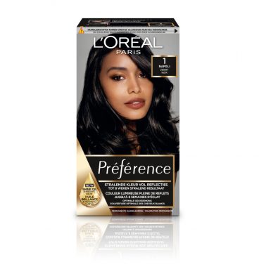 6x L'Oréal Preference Haarkleuring 01 Napoli - Zwart