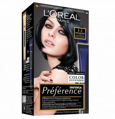 L'Oréal Preference Haarkleuring 1.1 Manhattan - Intens IJzig Zwart