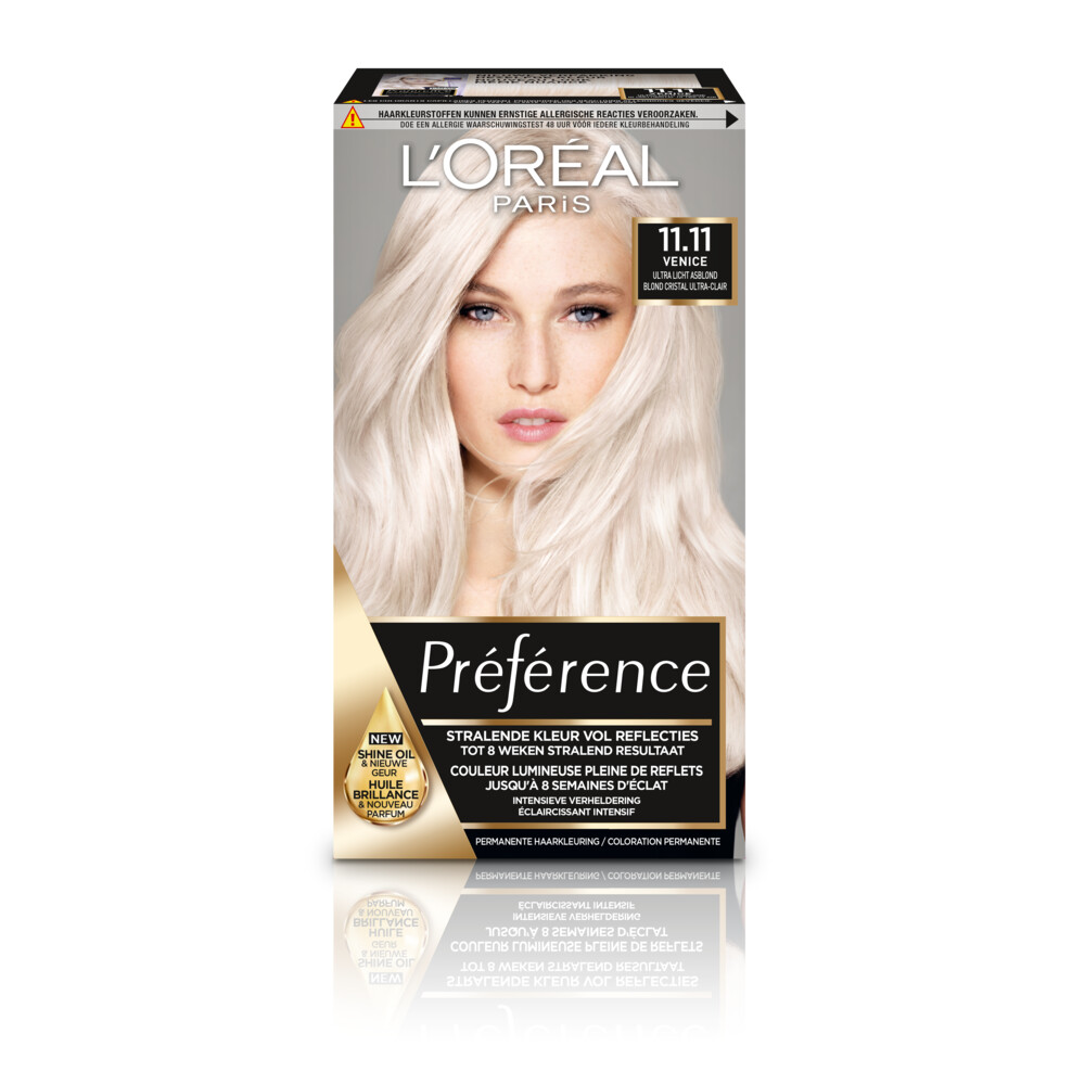 L'Oréal Preference Haarkleuring 11.11 Venice - Ultra Licht Asblond