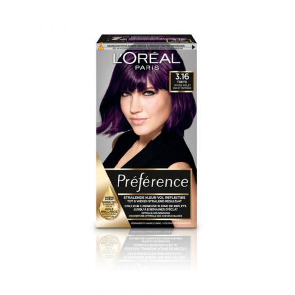 L'Oréal Preference Haarkleuring 3.16 Infinia - Deep Purple Intens Violet