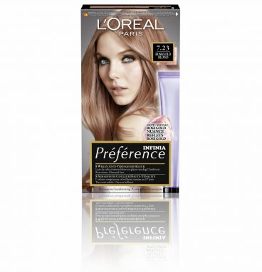 L'Oréal Preference Haarkleuring 7.23 Rich Rose - Rosegold Blond