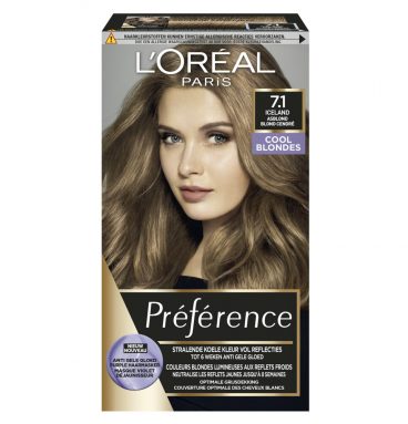 6x L'Oréal Preference haarkleuring 7.1 Iceland - Cool Blondes