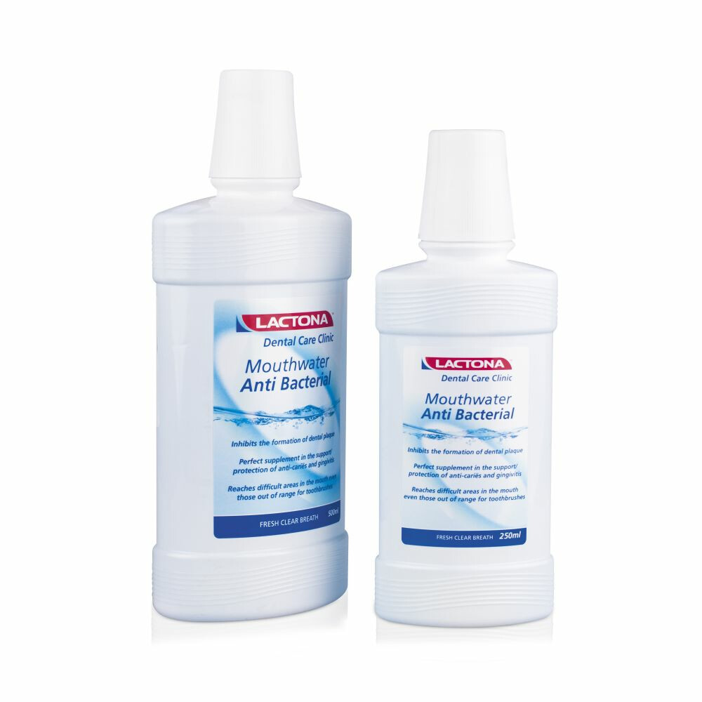 10x Lactona Mondwater Anti Bacterial 250 ml