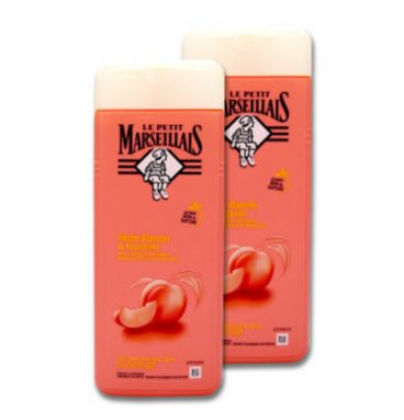 Le Petit Marseillais Douchegel Bio White Peach&Bio Nectarine 2x400 ml