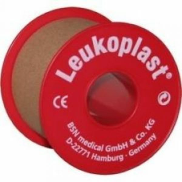 2x Leukoplast Hechtpleister 5 m x 5 cm