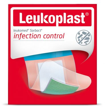 Leukoplast Leukomed Sorbact Bacteriënbindende Eilandpleister 5 cm x 7